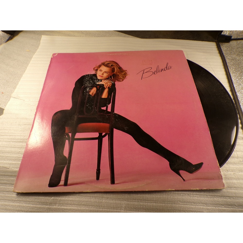 Belinda Carlisle Belinda Vinyl LP 1986 IRS-5741 Mad About You 80s Pop Record